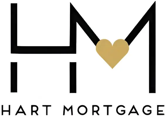 A heart mortgage logo with the initials hmg