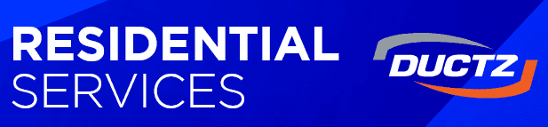 Residential services logo with Ductz branding.